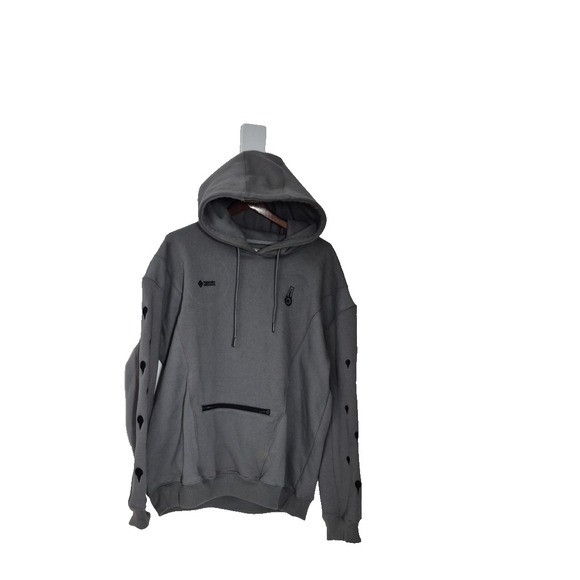 JoJo's Bizarre Adventure Other - JoJo's Bizarre Adventure Golden Wind Hoodie‎ L Gray Long Sleeve Pullover Anime